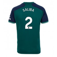 Arsenal William Saliba #2 Kolmaspaita 2023-24 Lyhythihainen